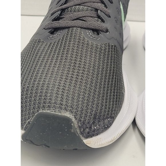 Nike Downshifter 7 Womens size 9.5 Gray w/ Turquoise Check Comfort Running Shoes - Picture 9 of 12